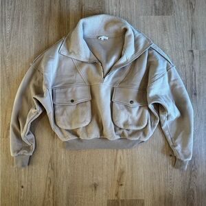 MI + CO Cozy Tan Fleece Jacket